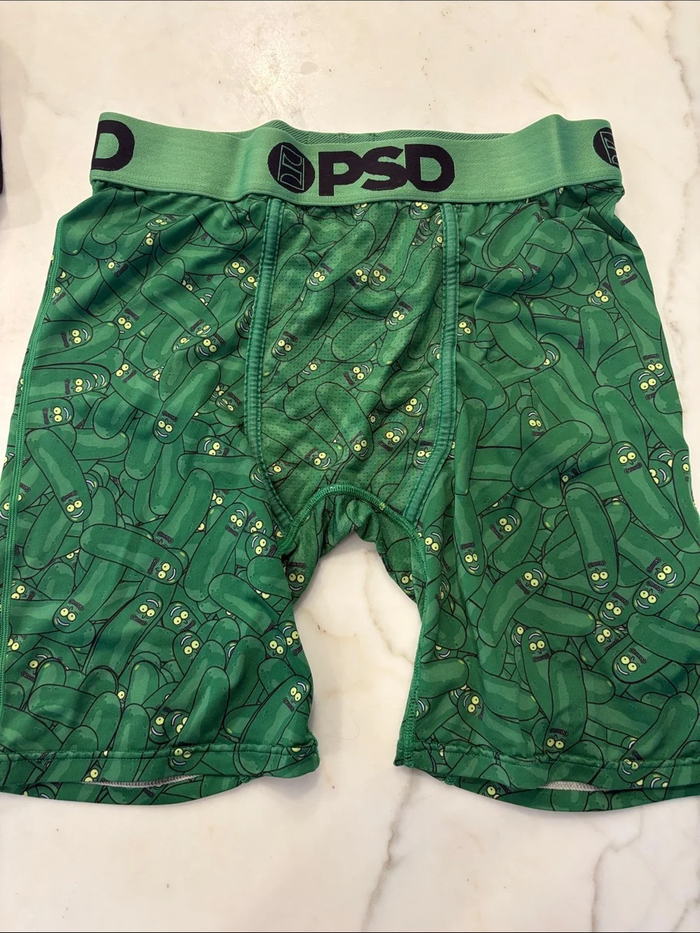 PSD Green Pickle Pattern Men's Boxer Briefs